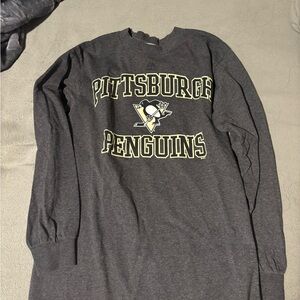 Majestic Gray and Yellow Long Sleeve Tee